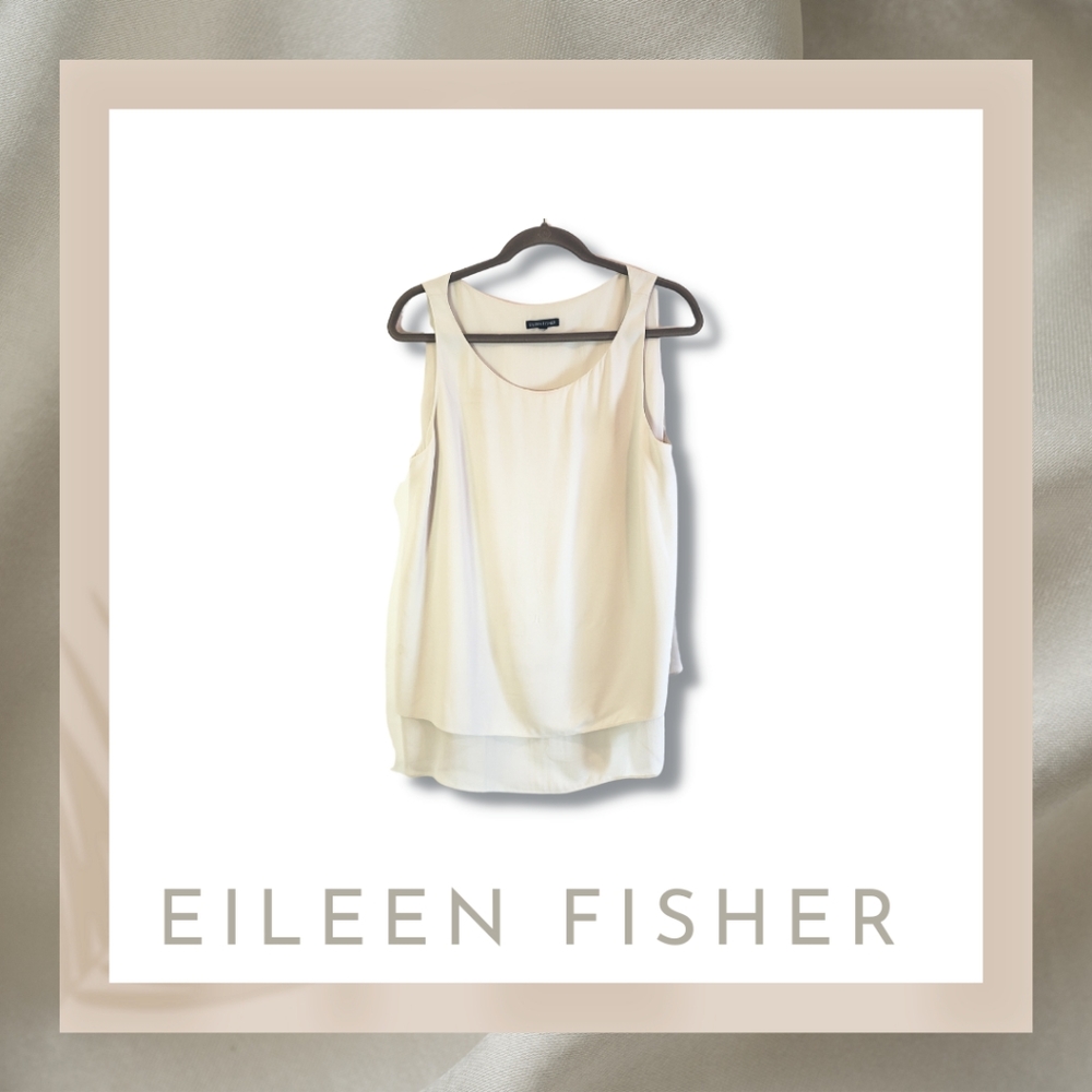 Eileen Fisher Tiered Silk Tank
